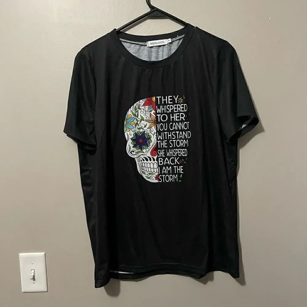 MISSLOOK short sleeve t shirt